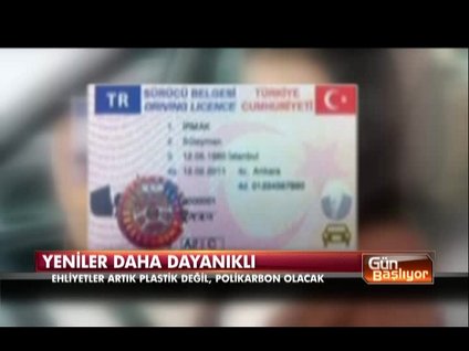 Yeni ehliyetler yolda