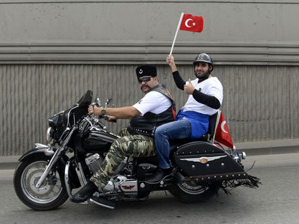 Gazilere motosiklet keyfi