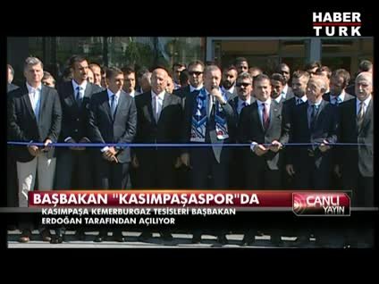 Başbakan 'Kasımpaşaspor'da