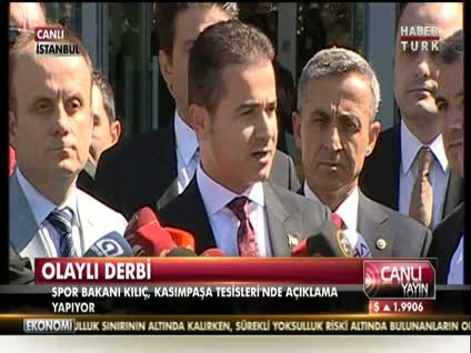 Kılıç'tan derbi açıklaması