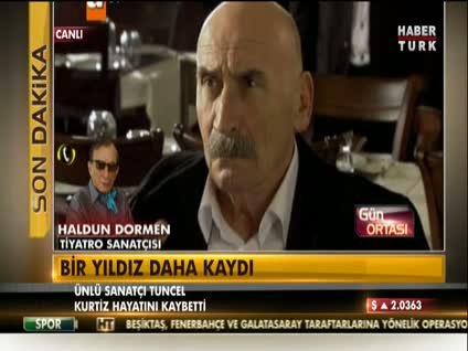 ''Çok hünerli bir karakter oyuncusuydu''