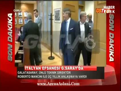 Mancini Galatasaray'da!