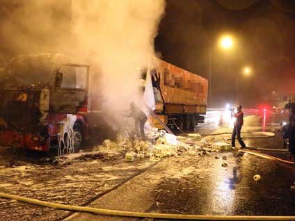 Bolu Dağı Tüneli'nde panik