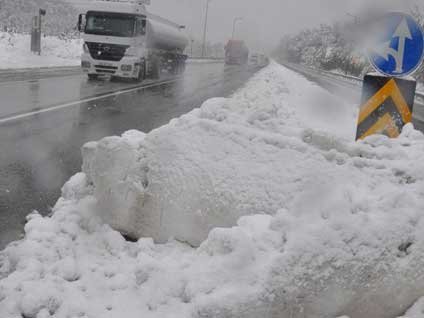 Bolu'da kar kalınlığı bu seviyelere kadar çıktı