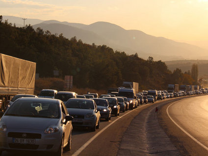 Bayram trafiği çıldırttı