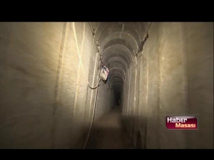 İsrail'e 1,7 km'lik tünel