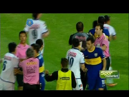 Arjantin'de maç sonrası arbede