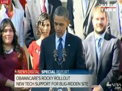 Obama konuşurken bayıldı!