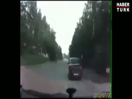 Korna sesini duyunca...