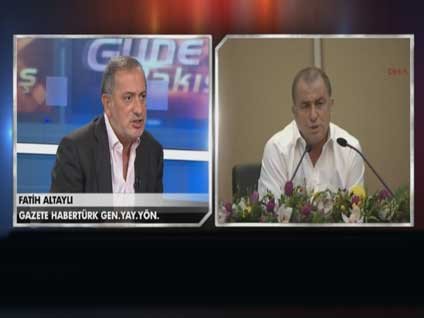 Fatih Altaylı'dan Ünal Aysal'a sert Fatih Terim eleştirisi