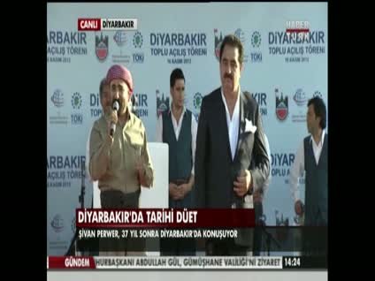 Perwer Türkçe konuştu