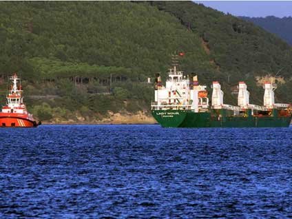 Çanakkale Boğazı'nda gemi arızası