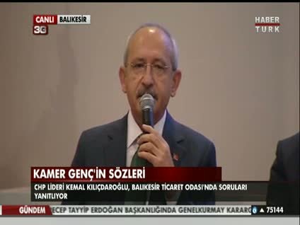 Kılıçdaroğlu'ndan Kamer Genç açıklaması