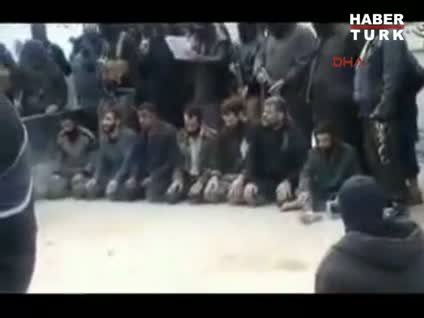 7 suriyeli muhalif böyle infaz edildi
