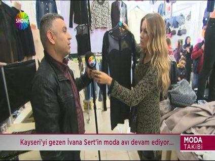 İvana Sert halk pazarında!