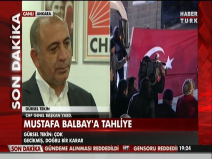 Gürsel Tekin'den Balbay açıklaması!