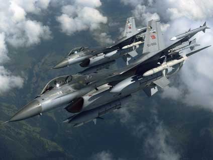 TSK'dan müthiş F-16 savaş uçağı atağı