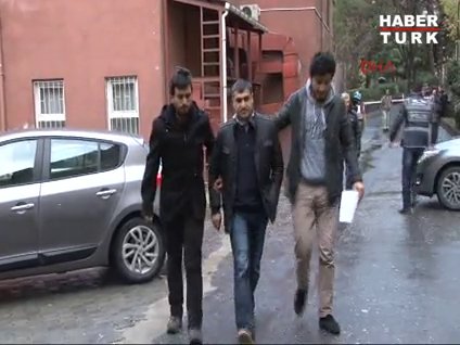 Yolsuzluk ve rüşvet operasyonunda gözaltı anları