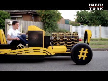 Lego'dan gerçek araba yaptı