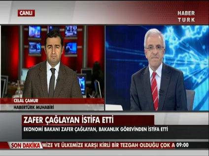 Bakan Çağlayan istifa etti!