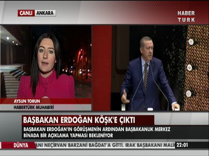 Başbakan Erdoğan Köşk'te!