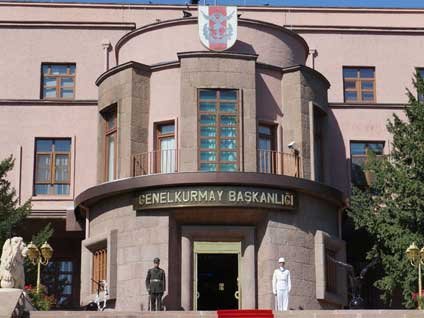 Genelkurmay karargahında yargıya yemek