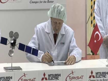 Başbakan Erdoğan'dan Türksat 4A teslim töreninde