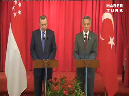 Başbakan Erdoğan Singapur'da