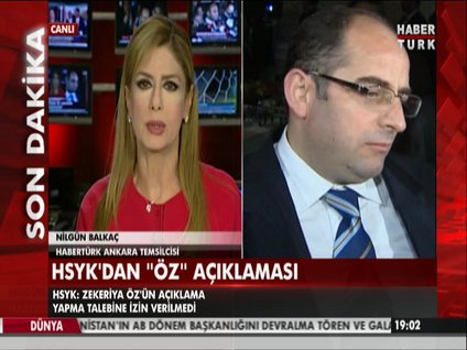 HSYK'dan Savcı Zekeriya Öz açıklaması