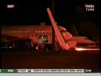 Uçakta mühimmat şüphesi