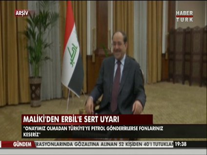 Maliki'den Erbil'e sert uyarı
