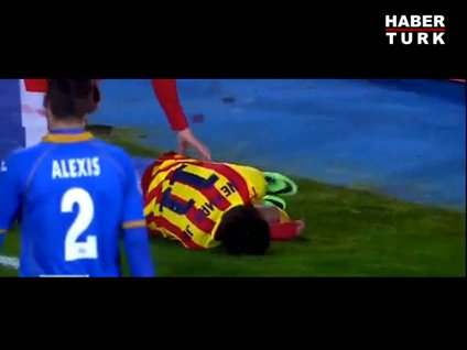 Neymar yere yığıldı!