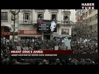 Hrant Dink katledilişinin 7. yılında anıldı Taksim'den görüntüler