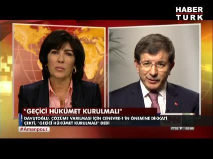 Davutoğlu: Geçici hükümet kurulmalı