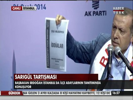 Başbakan Sarıgül belgelerini açıkladı