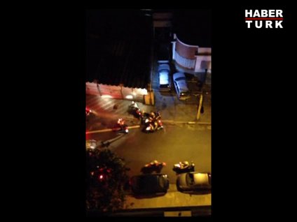 Polis genç kıza çarpıp kaçtı!