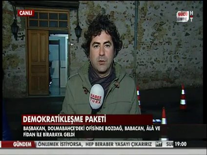 Dolmabahçe'de hareketli saatler