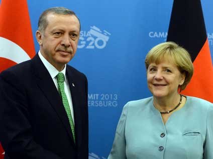 Başbakan Erdoğan Almanya oyuncusu