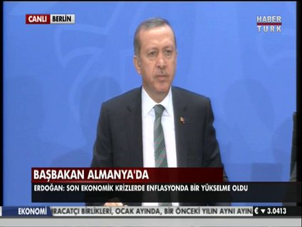 Başbakan Erdoğan: Faize karşı bir başbakanım