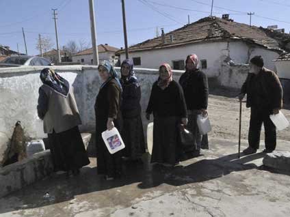 Kırıkkale'nin Keskin ilçesinde elektrik de yok su da