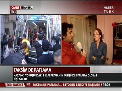 Taksim'de patlama!