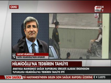 Fatih Hilmioğlu'na tahliye -1