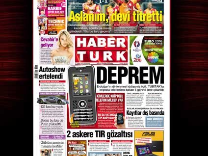 Gazetelerin manşetlerine taşınan haberler