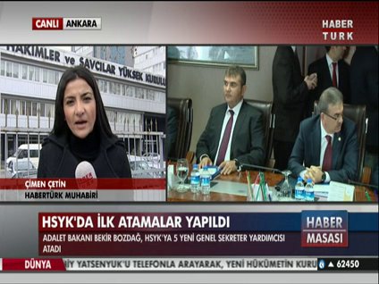 Bakan Bozdağ'dan HSYK'ya jet atamalar