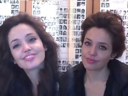 Angelina Jolie değil!