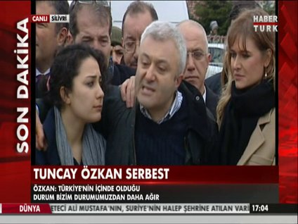 Tuncay Özkan serbest!