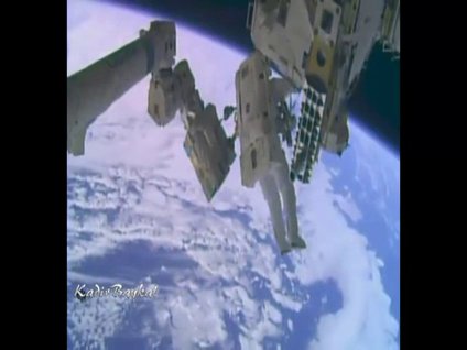 Uzaydan canlı yayın yaptılar!