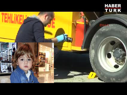 Küçük Çınar babasının tankerinin altında ezildi!