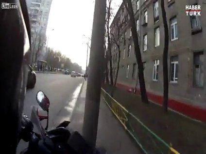 Korkunç motosiklet kazası!