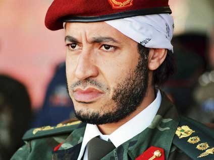Oğul Kaddafi özür dileyip tövbe etti